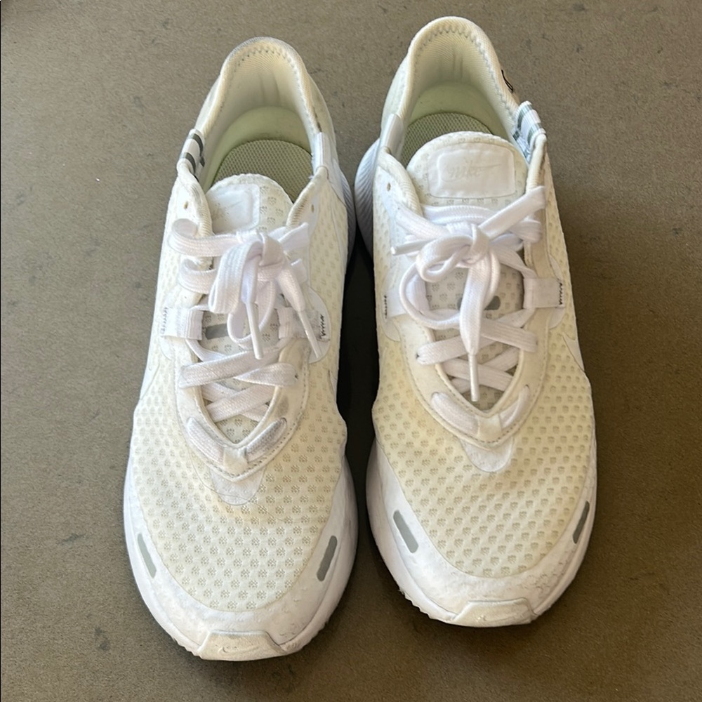 White Nike Athletic Sneakers